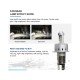 Authentic 7S LED Headlight Philips Chip 12V 50W 12000LM Superbright For Motorcycle