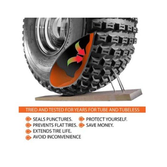 Flamingo Multi Purpose Tyre Sealant 500ml Anti Puncture Tyre Gel Sealant For Motorcycle And Car