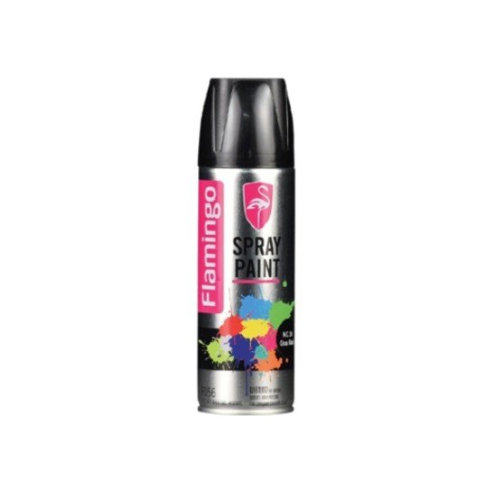 Flamingo Spray Paint F056 450Ml Black Color