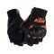 KTM Gloves Bike Riding Half Finger Black - 1 Pair