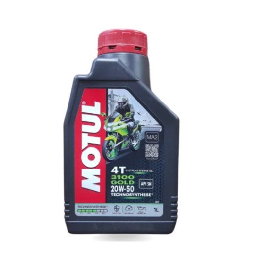 Motul 3100 Gold 20W-50 Synthetic 4T 1L Engine Oil