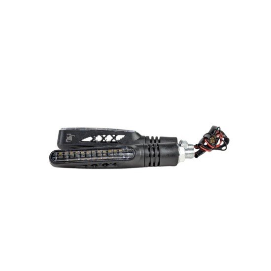 Flowing Flicker LED Turn Signal Lights – Pair Set Motorcycle