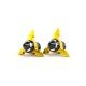 Universal Bike Front Fork Frame Sliders Wheel CNC Aluminum Anti-falling Crash Protector