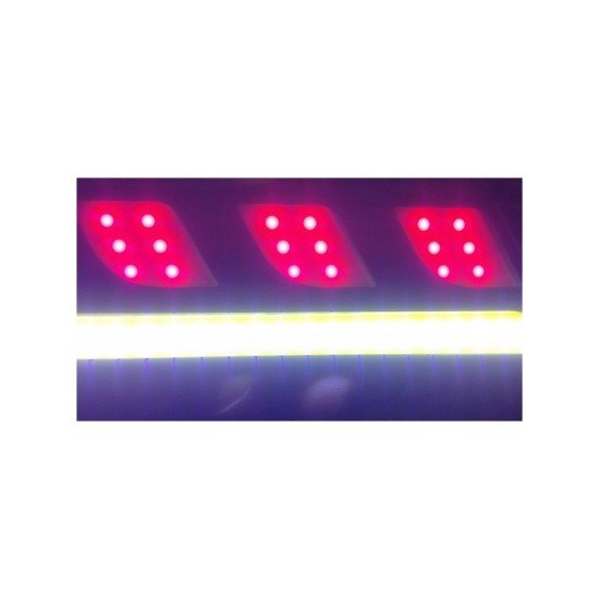 Body indicator or back panel light flashes