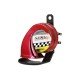 Colorful 600 Hz Loud Snail Pop Horn With Splash Protection 1 Piece For Car Motorcycle And Other Vehicles