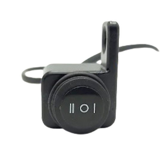 Domino Mini Driving Light Switch Mirror Mount 3 Way Hazard Fog On Off Right/Left