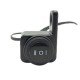 Domino Mini Driving Light Switch Mirror Mount 3 Way Hazard Fog On Off Right/Left