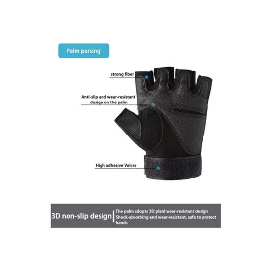 Army Half Finger Hand Gloves