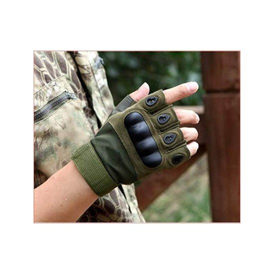 Army Half Finger Hand Gloves