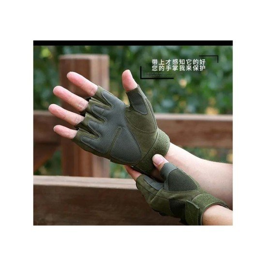 Army Half Finger Hand Gloves