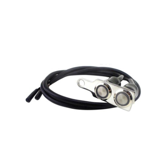 Motorcycle 2 Pin 12V Waterproof Metal (Aluminum Alloy) Handlebar Switch 