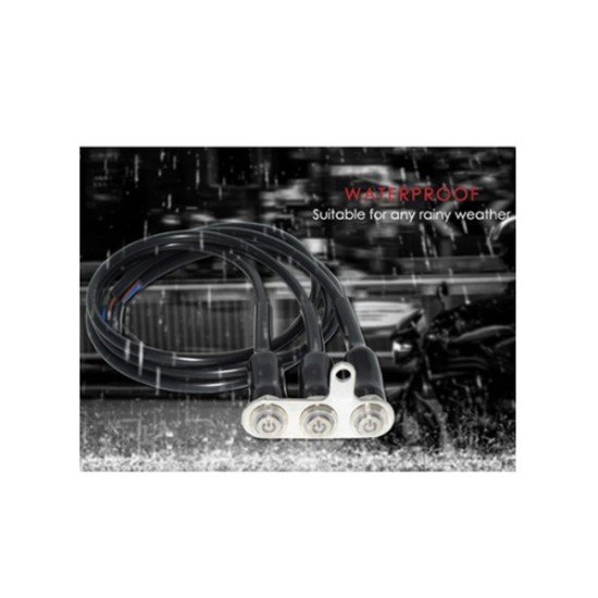 Motorcycle 3 Pin 12V Waterproof Metal (Aluminum Alloy) Handlebar Switch 