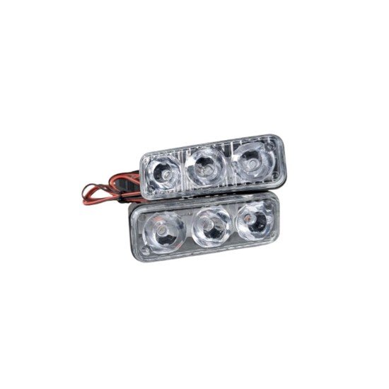 Police Red and Blue Flashing Lamp Motorcycle
