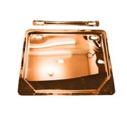Number plate holder gold color