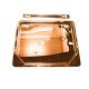 Number plate holder gold color