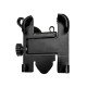Universal Metal Mobile Holder Phone Mount With Mirror USB Charger Enabled Mobile Phone Holder For Motorcycle And Bicycle