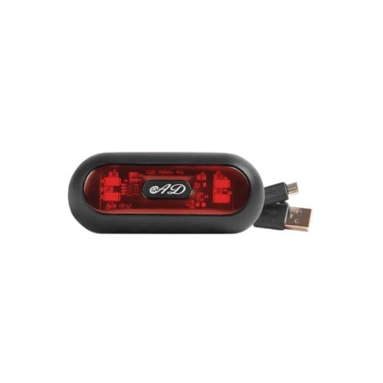 Smart USB Rechargeable LED Helmet Safety Light – Red Warning Tail Light For Night Riding