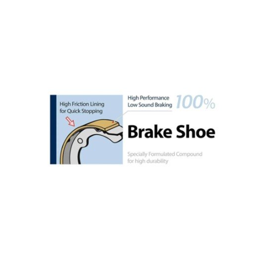 Suzuki Gixxer Monotone Rear Drum Brake Pad 1 Set Oem