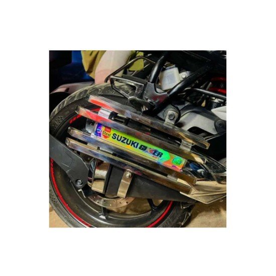 Suzuki Gixxer Exhaust Cover Foot Rest Silencer Guard Multicolor SS Made