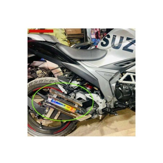 Suzuki Gixxer Exhaust Cover Foot Rest Silencer Guard Multicolor SS Made