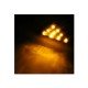 Motorcycle Led Turn Signal Triangle Flush Mount Blinker Flashing Body Indicator Lights