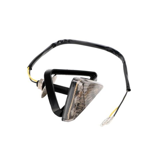 Motorcycle Led Turn Signal Triangle Flush Mount Blinker Flashing Body Indicator Lights
