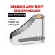 Universal Disc Brake Lock Rust-Proof Anti-Theft With 2 Keys
