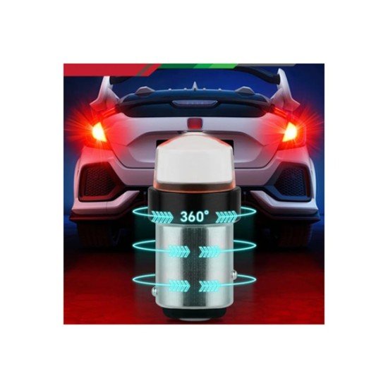 Universal Motorcycle Car Indicator Flashing LED Bulb Reverse Turn Signal Brake Bulb