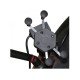 Universal Mobile Phone Holder With USB Charger For Motorcycle Spin Lock Protection