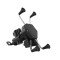 Universal Mobile Phone Holder With USB Charger For Motorcycle Spin Lock Protection