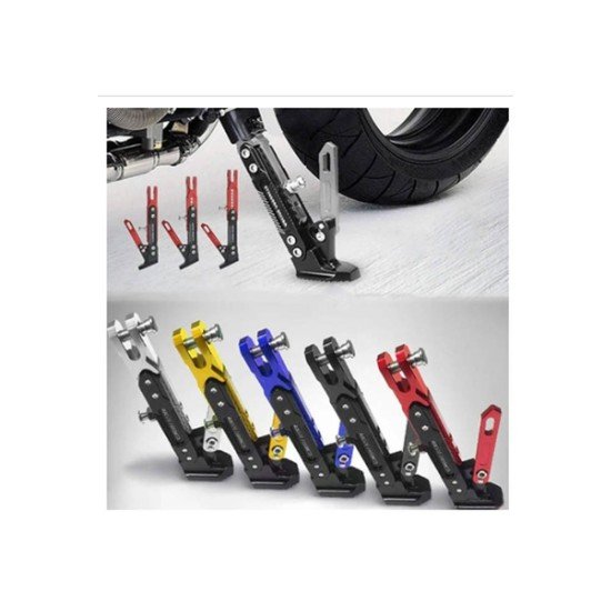 Universal Motorcycle Aluminum Alloy Adjustable Stand Any Color