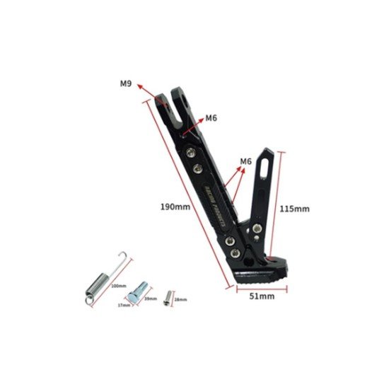 Universal Motorcycle Aluminum Alloy Adjustable Stand Any Color