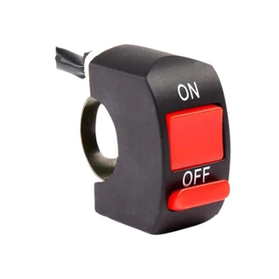 Universal Motorcycle Handlebar Flashing Switch Moto Light Switch On Off Button Atv Bike