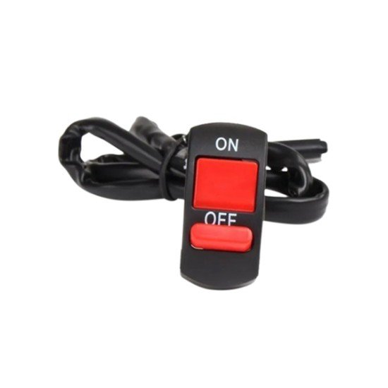 Universal Motorcycle Handlebar Flashing Switch Moto Light Switch On Off Button Atv Bike