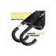 Universal Motorcycle Helmet Bungee Bag Box Carrier Elastic Strap With 2 Metal-Plastic Hook