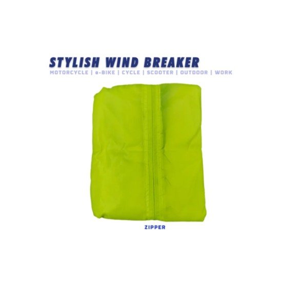Water-Resistant Lime Color Attractive Stylish Cheap Price Wind Breaker For Motorcycle Outdoor Bicycle Night Work