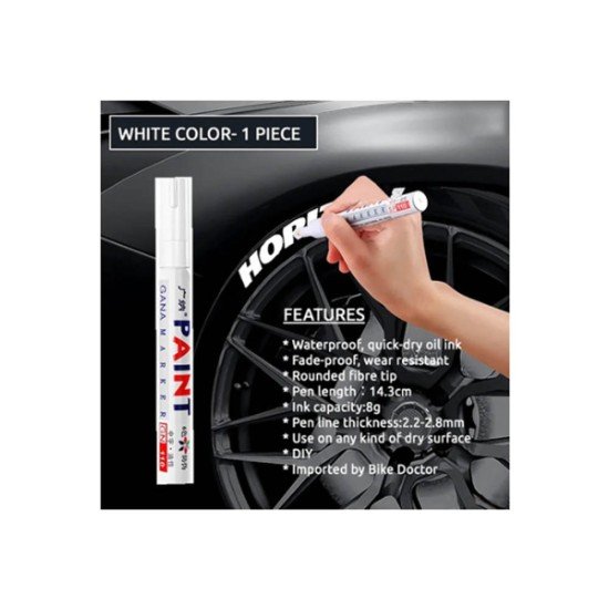 Waterproof Tire Marking Pen For Motorcycle And Car 