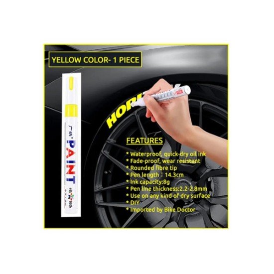 Waterproof Tire Marking Pen For Motorcycle And Car 