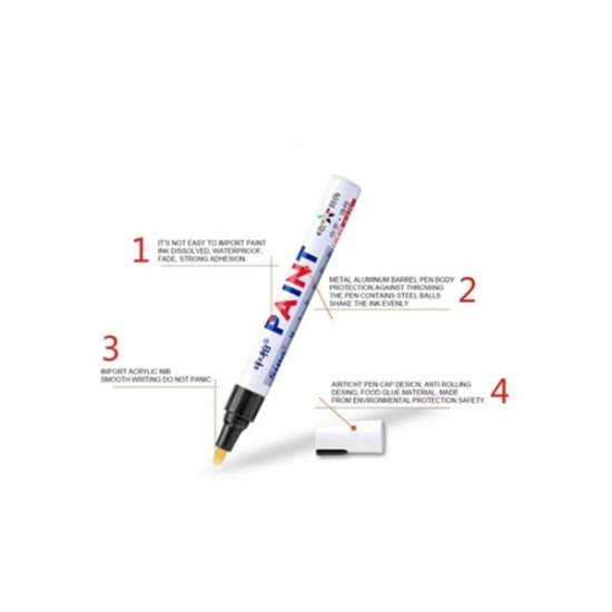 Waterproof Tire Marking Pen For Motorcycle And Car 