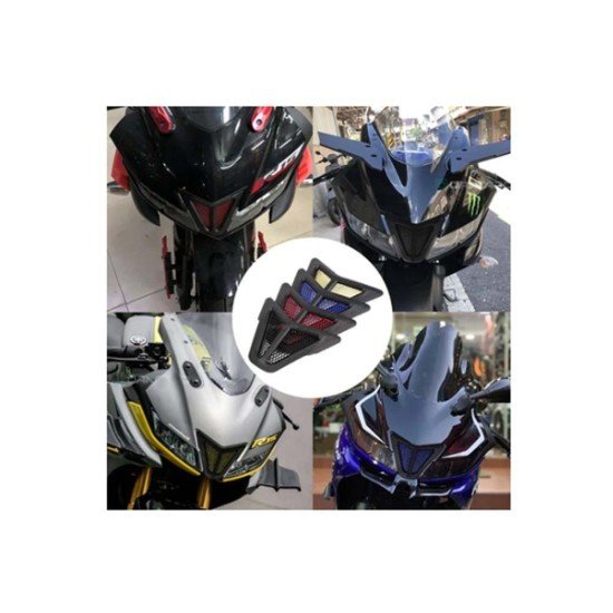 Yamaha R15 V3 Air Inlet Head Cover Aluminum Mesh Intake Guard Protector