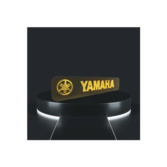 Yamaha Branded Motorcycle Front Logo Bracket Plate 