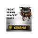 Yamaha Branded Motorcycle Front Logo Bracket Plate 