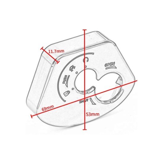 Yamaha R15 V3 Ignition Switch Cover Key Cover