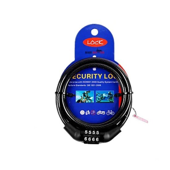 Helmet Bicycle 4 Digit Combination Password Lock