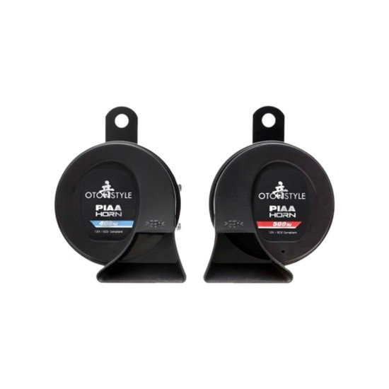 PIAA Waterproof Electric 14 OTO Style Performance Horn 112dB 400hz/500hz for Motorcycle and Car