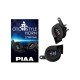 PIAA Waterproof Electric 14 OTO Style Performance Horn 112dB 400hz/500hz for Motorcycle and Car