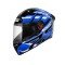 Studds Thunder D6 Black and Blue Full Face Helmet
