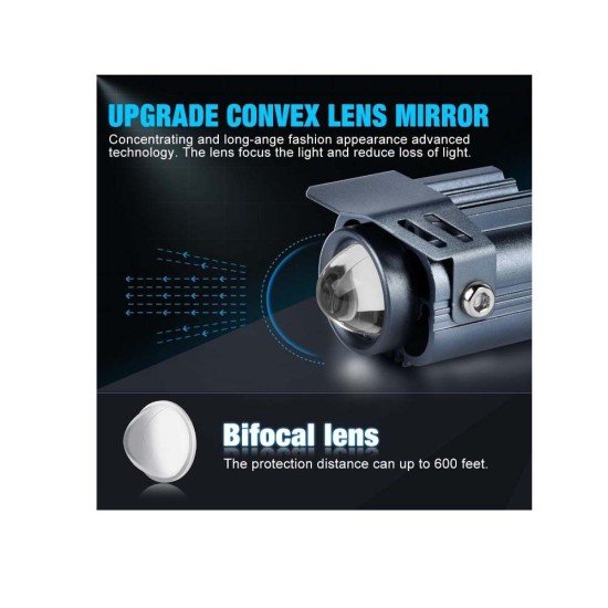 Tasslock Tasslight R1 Mini Bullet Fog Light - 2 Pcs