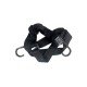 Universal Motorcycle Helmet Bag Box Carrier Elastic Strap With 2 Plastic Hook