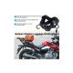 Universal Motorcycle Helmet Bag Box Carrier Elastic Strap With 2 Plastic Hook
